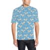 Crane Pattern Print Design 03 Men Polo Shirt