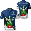 Crawford Scottish Family Crest Scotland Special Polo Shirt - Golf Shirt A7