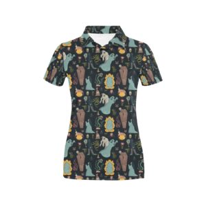 Creepy Print Design Lks303 Women'S Polo Shirt
