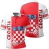 Croatia Coat Of Arms Polo Shirt Quarter Style J7