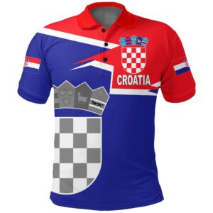 Croatia Coat Polo Shirt Of Arms - Style A27