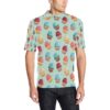 Cupcake Pattern Print Design 01 Men Polo Shirt