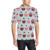 Cupcake Print Pattern Men Polo Shirt
