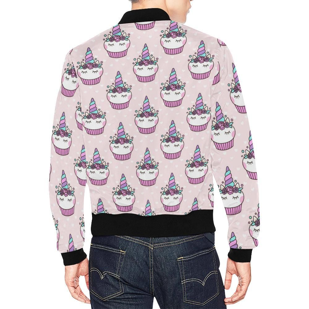 Cupcake-Unicorn-Pattern-Print-Mens-Bomber-Jacket-2