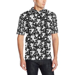Cupid Pattern Print Design 04 Men Polo Shirt
