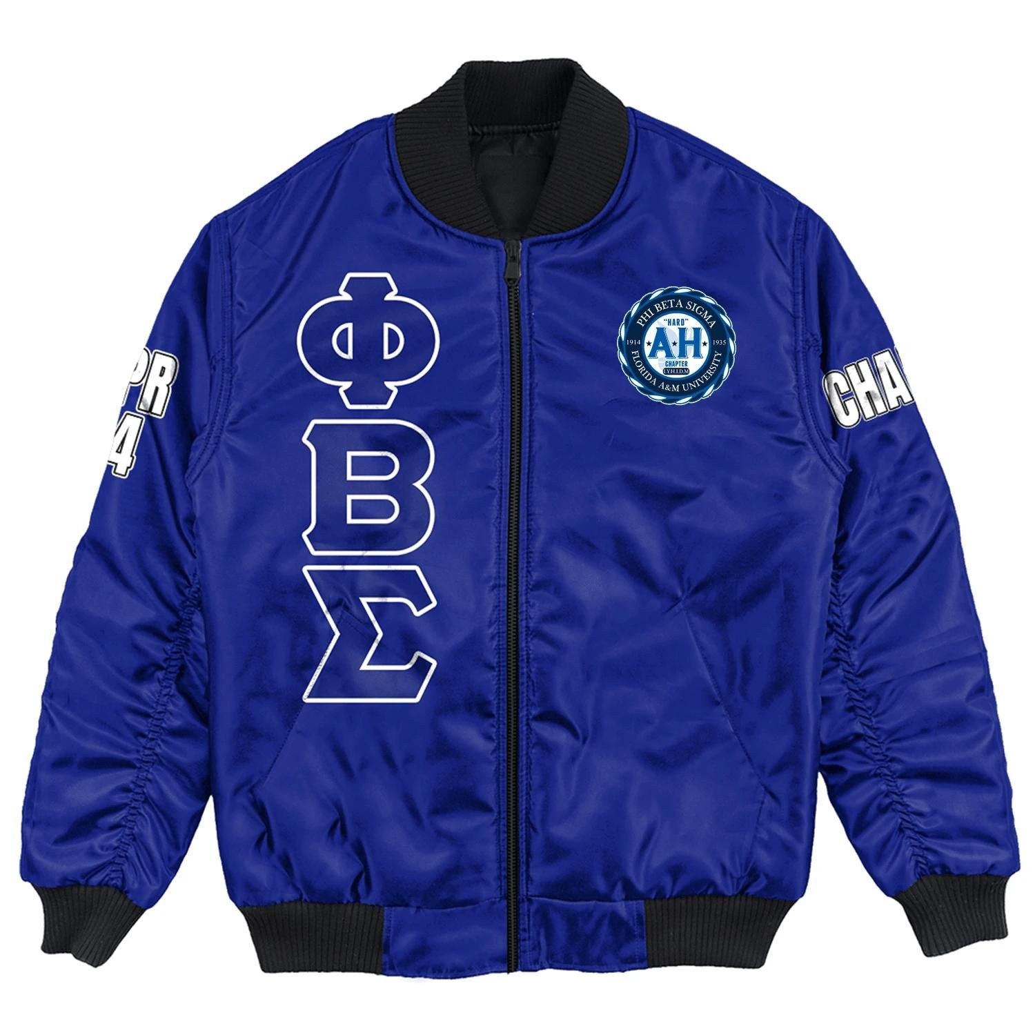 (Custom) Africa Zone Jacket - Alpha Eta Chapter Bomber Jackets A31 Bomber Jacket (Custom) Africa Zone Jacket - Alpha Eta Chapter Bomber Jackets A31 Bomber Jacket