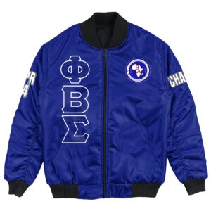 (Custom) Africa Zone Jacket - Beta Alpha Chapter Bomber Jackets A31 Bomber Jacket