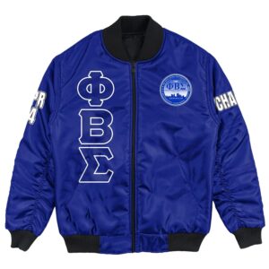 (Custom) Africa Zone Jacket - Beta Xi Sigma Alumni Chapter Bomber Jackets A31 Bomber Jacket