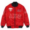 (Custom) Africa Zone Jacket - Cincinnati Queen City Alumnae Chapter Bomber Jackets A31 Bomber Jacket