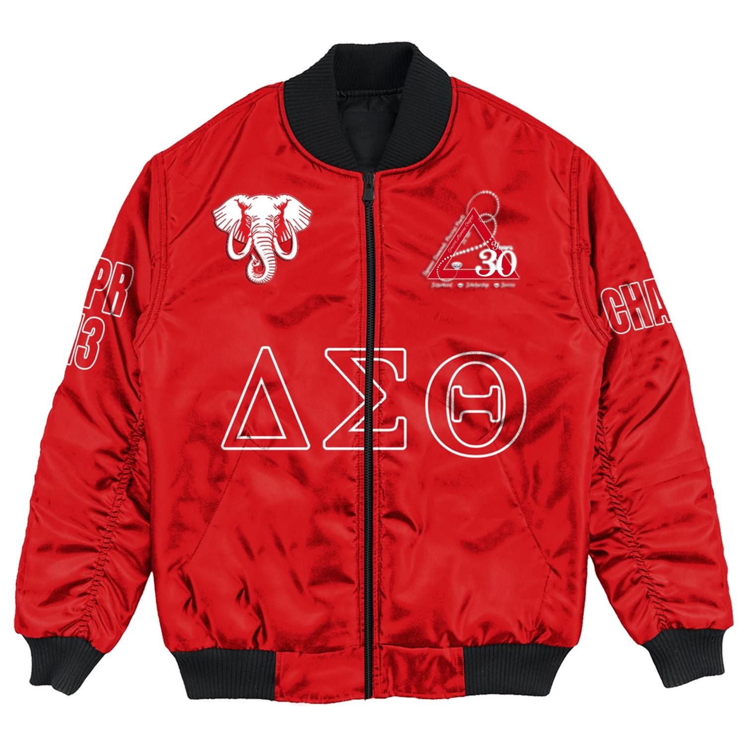 (Custom) Africa Zone Jacket - Concord Alumnae Chapter Bomber Jackets A31 Bomber Jacket (Custom) Africa Zone Jacket - Concord Alumnae Chapter Bomber Jackets A31 Bomber Jacket