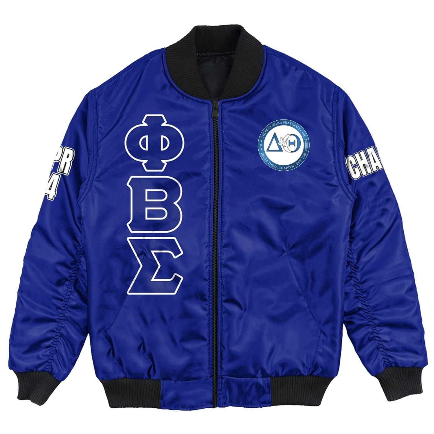 (Custom) Africa Zone Jacket - Delta Theta Chapter Bomber Jackets A31 Bomber Jacket (Custom) Africa Zone Jacket - Delta Theta Chapter Bomber Jackets A31 Bomber Jacket