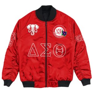 (Custom) Africa Zone Jacket - Denbigh Alumnae Chapter Bomber Jackets A31 Bomber Jacket