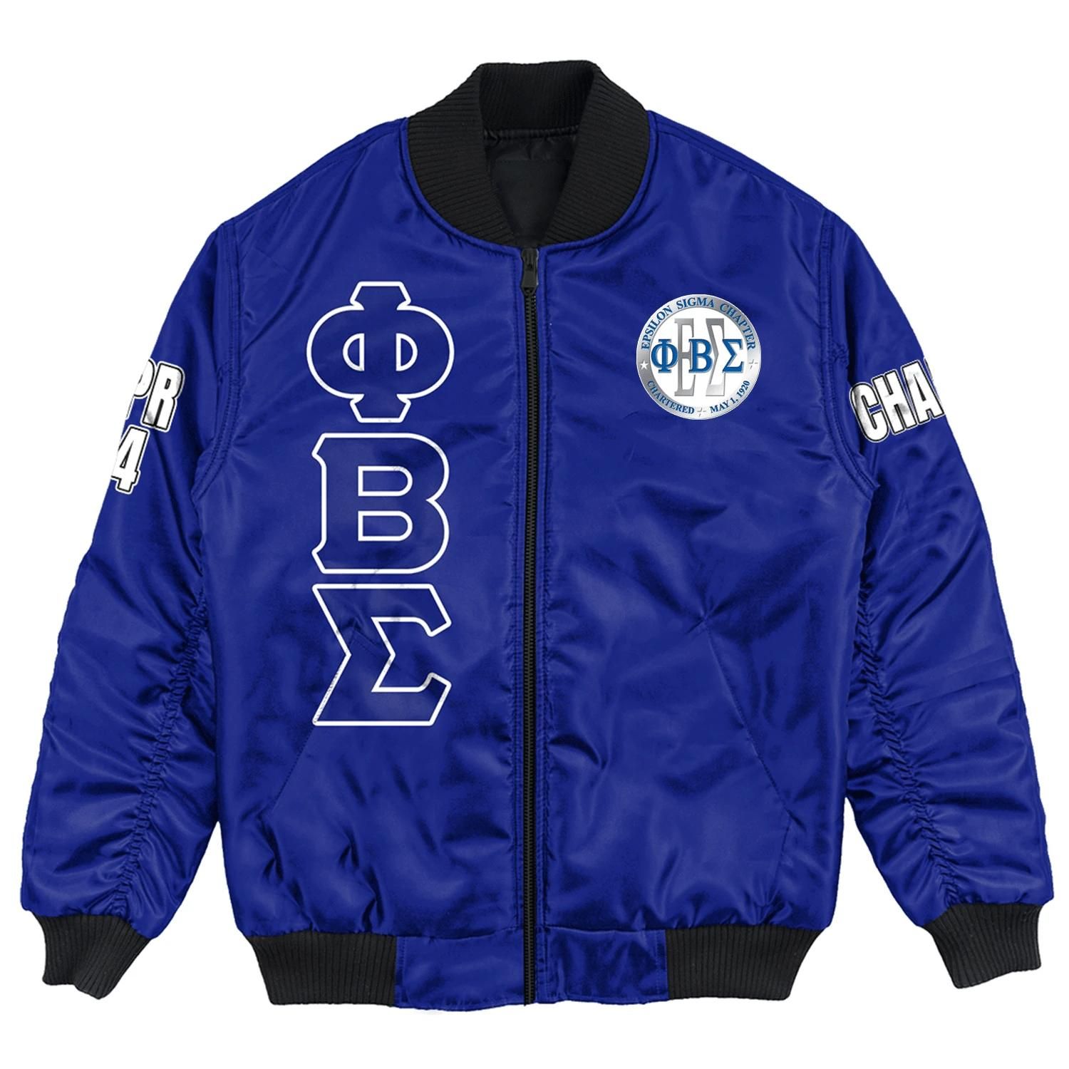 (Custom) Africa Zone Jacket - Epsilon Sigma Chapter Bomber Jackets A31 Bomber Jacket (Custom) Africa Zone Jacket - Epsilon Sigma Chapter Bomber Jackets A31 Bomber Jacket