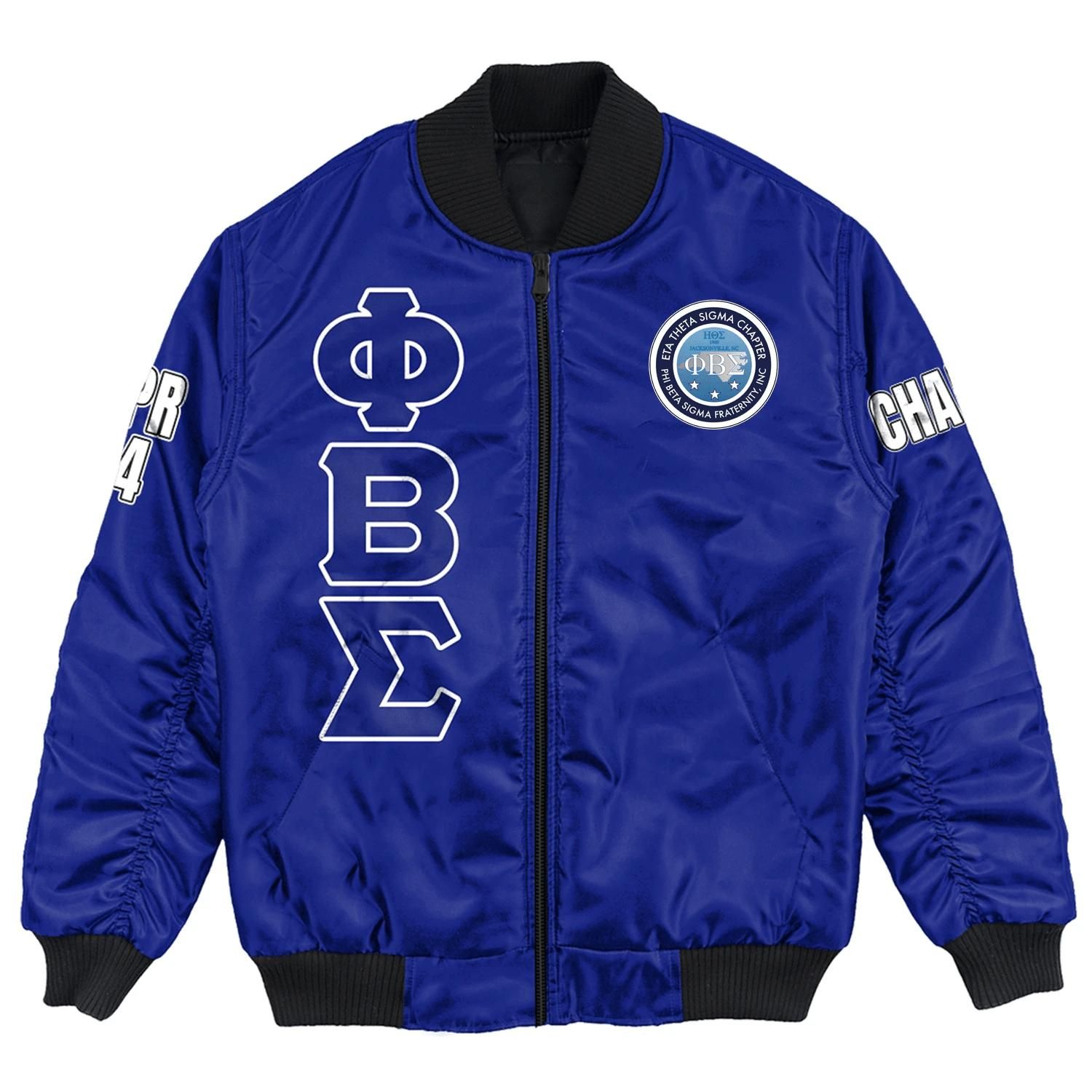 (Custom) Africa Zone Jacket - Eta Theta Sigma Chapter Bomber Jackets A31 Bomber Jacket (Custom) Africa Zone Jacket - Eta Theta Sigma Chapter Bomber Jackets A31 Bomber Jacket