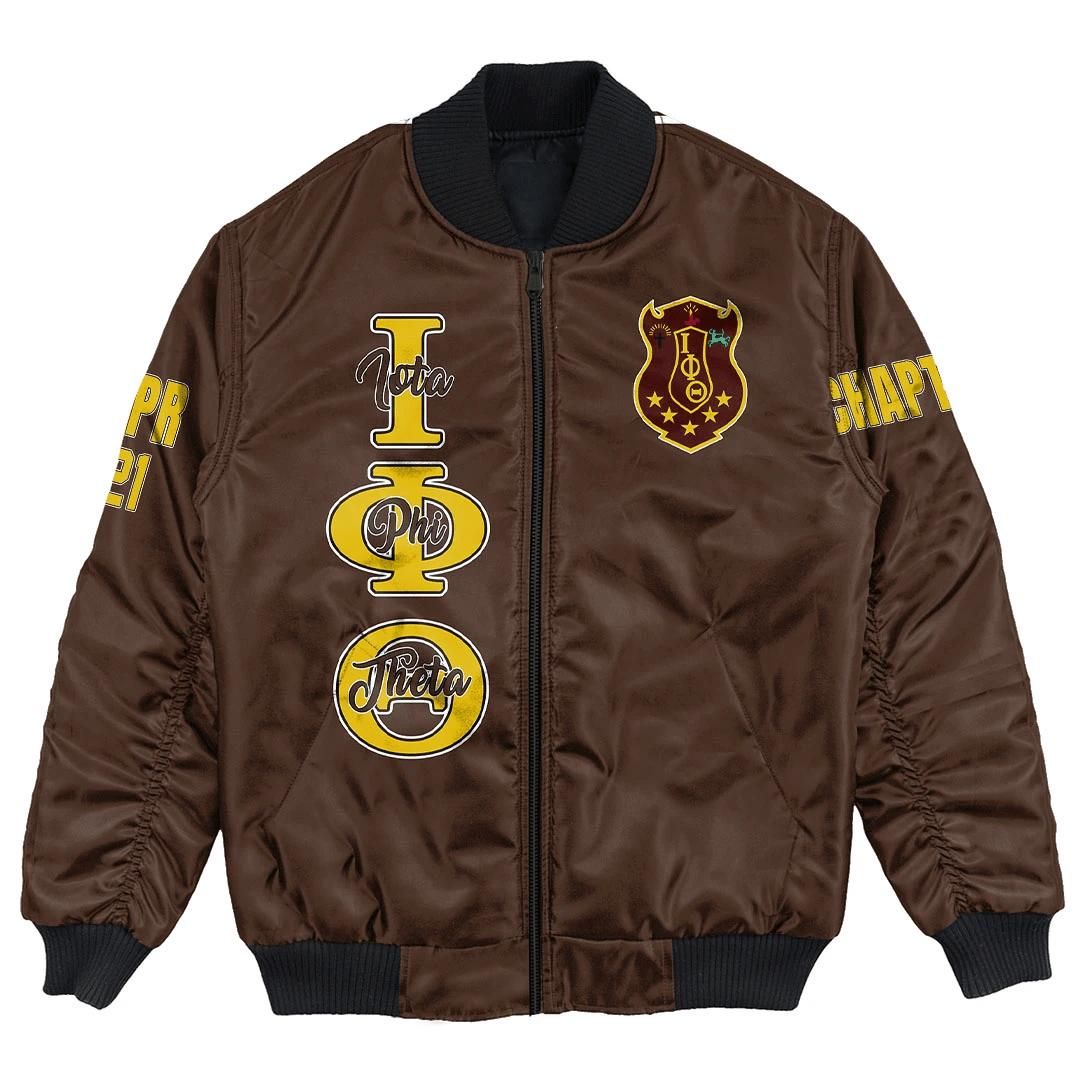(Custom) Africa Zone Jacket - Iota Phi Theta Bomber Jackets A31 Bomber Jacket (Custom) Africa Zone Jacket - Iota Phi Theta Bomber Jackets A31 Bomber Jacket