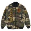 (Custom) Africa Zone Jacket - Iota Phi Theta Camouflage Bomber Jackets A31 Bomber Jacket