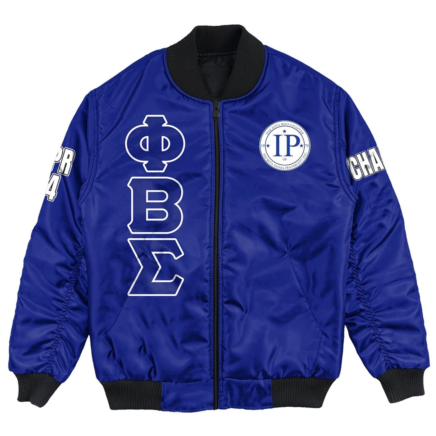(Custom) Africa Zone Jacket - Iota Rho Chapter Bomber Jackets A31 Bomber Jacket (Custom) Africa Zone Jacket - Iota Rho Chapter Bomber Jackets A31 Bomber Jacket