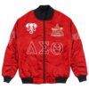 (Custom) Africa Zone Jacket - Lake Charles Alumnae Chapter Bomber Jackets A31 Bomber Jacket