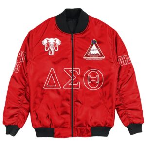 (Custom) Africa Zone Jacket - Las Vegas Alumnae Chapter Bomber Jackets A31 Bomber Jacket