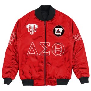(Custom) Africa Zone Jacket - Marianna Area Alumnae Chapter Bomber Jackets A31 Bomber Jacket