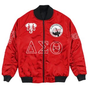 (Custom) Africa Zone Jacket - S T Louis Alumnae Chapter Bomber Jackets A31 Bomber Jacket
