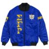 (Custom) Africa Zone Jacket - Sigma Gamma Rho (Blue) Bomber Jackets A31 Bomber Jacket