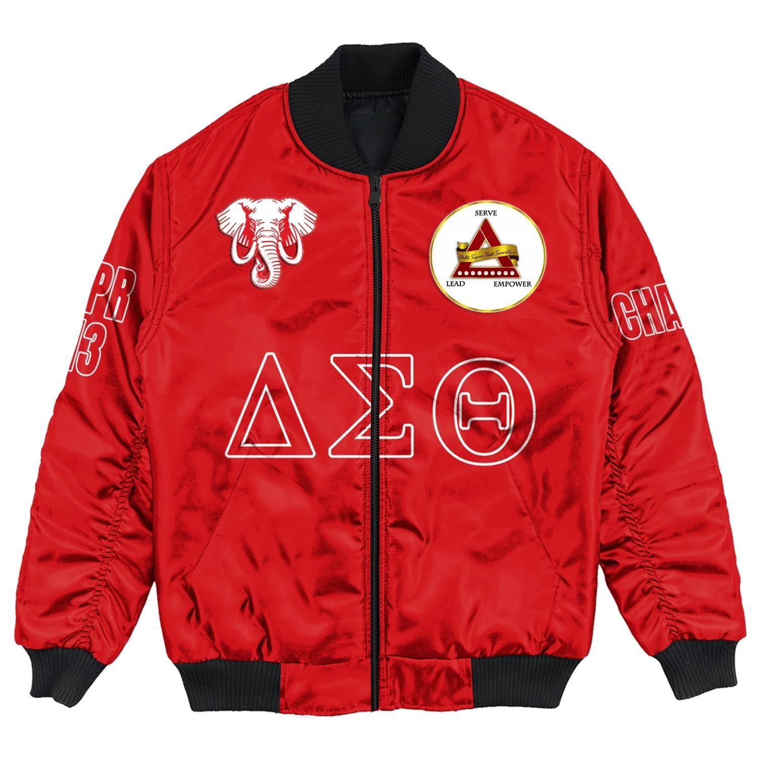 (Custom) Africa Zone Jacket - Spartanburg Alumnae Chapter Bomber Jackets A31 Bomber Jacket (Custom) Africa Zone Jacket - Spartanburg Alumnae Chapter Bomber Jackets A31 Bomber Jacket