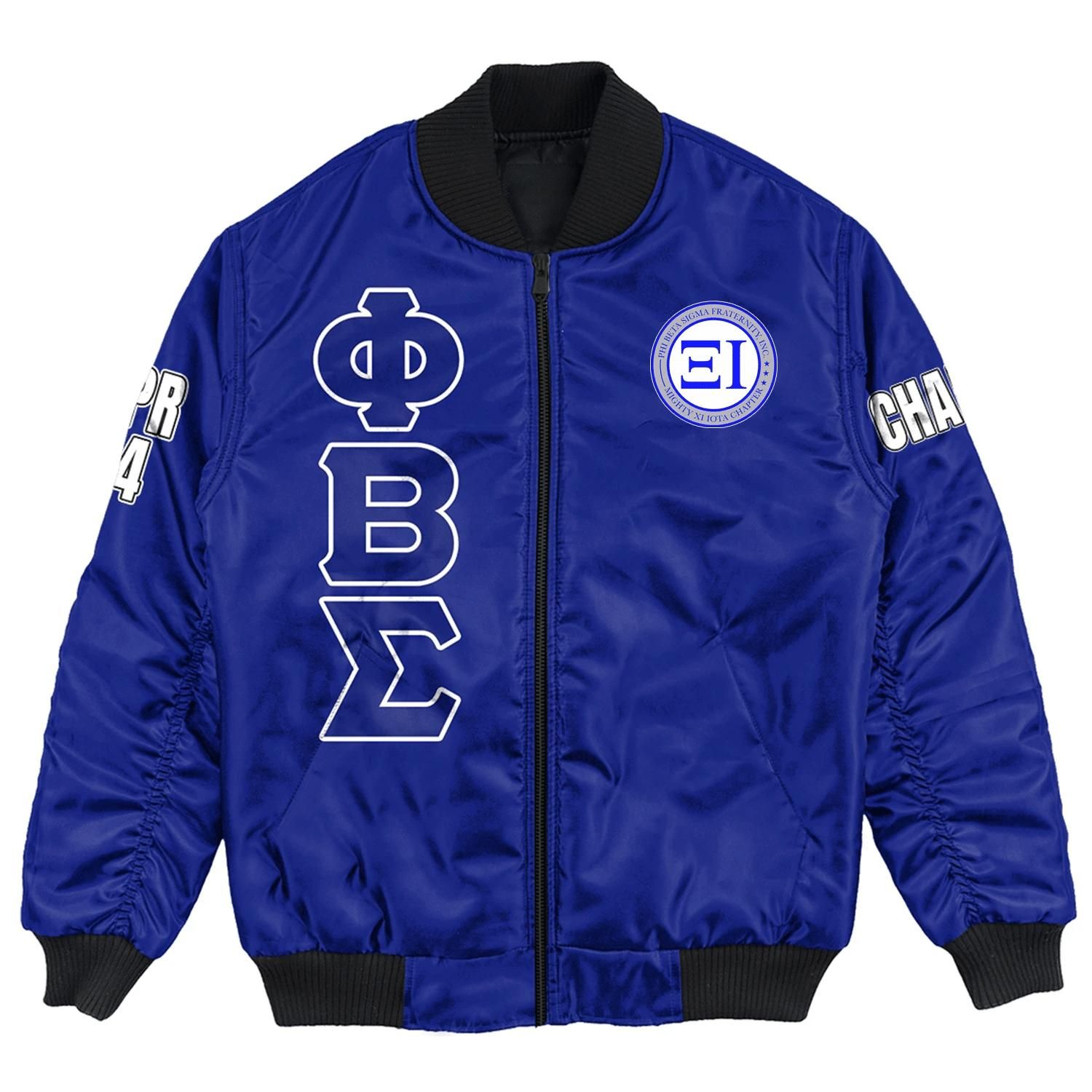 (Custom) Africa Zone Jacket - Xi Iota Chapter Bomber Jackets A31 Bomber Jacket (Custom) Africa Zone Jacket - Xi Iota Chapter Bomber Jackets A31 Bomber Jacket