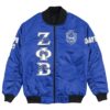 (Custom) Africa Zone Jacket - Zeta Phi Beta (Blue) Bomber Jackets A31 Bomber Jacket