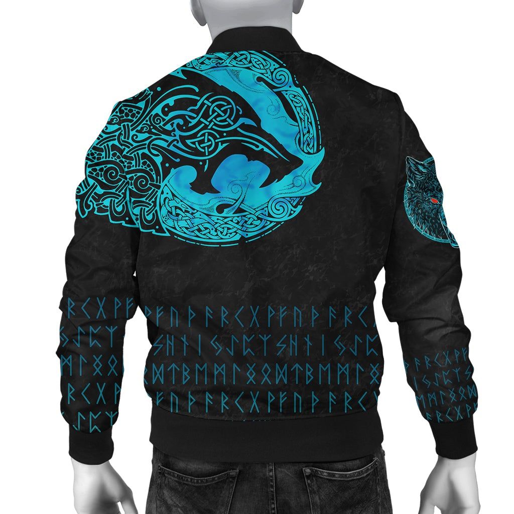 Custom-Bomber-Jacket-Fenrir-Wolf-Cyan-A31-Bomber-Jacket-1