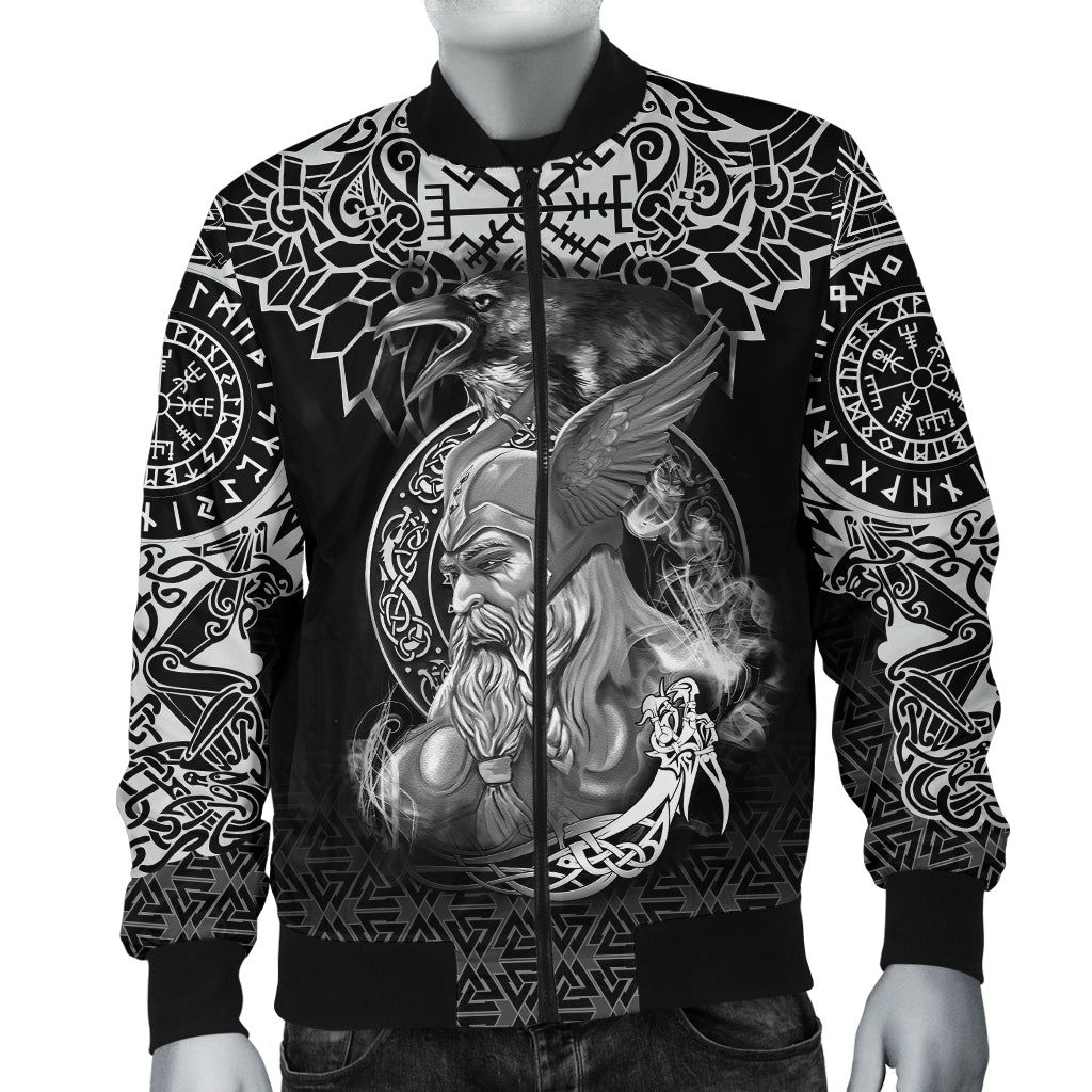 (Custom) Bomber Jacket - Odin And Raven Tattoo A31 Bomber Jacket (Custom) Bomber Jacket - Odin And Raven Tattoo A31 Bomber Jacket