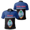 (Custom) Guam Coat Of Arms Polo Shirt - Dat Style - JD
