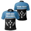 (Custom) Kosrae Islands Coat Of Arms Polo Shirt - Dat Style - JD