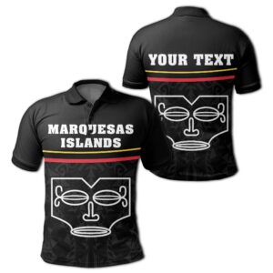 (Custom) Marquesas Islands Coat Of Arms Polo Shirt - Dat Style - JD