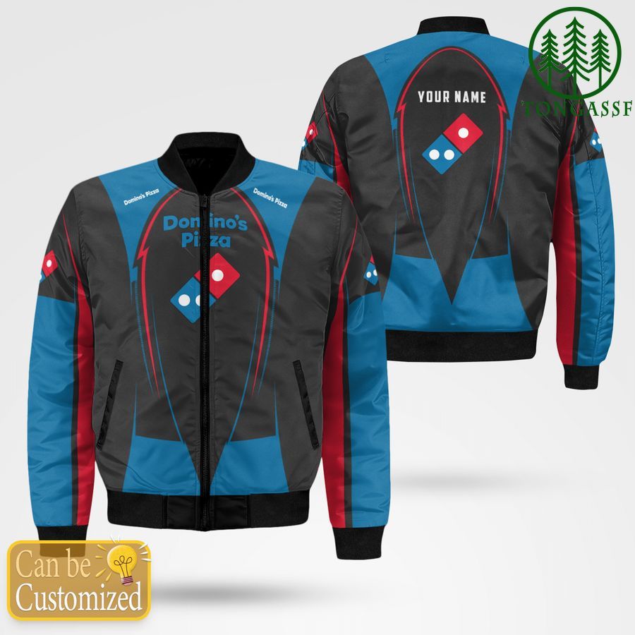 Custom Name Domino Pizza Bomber Jacket Hoodie T-shirt Bomber Jacket Custom Name Domino Pizza Bomber Jacket Hoodie T-shirt Bomber Jacket