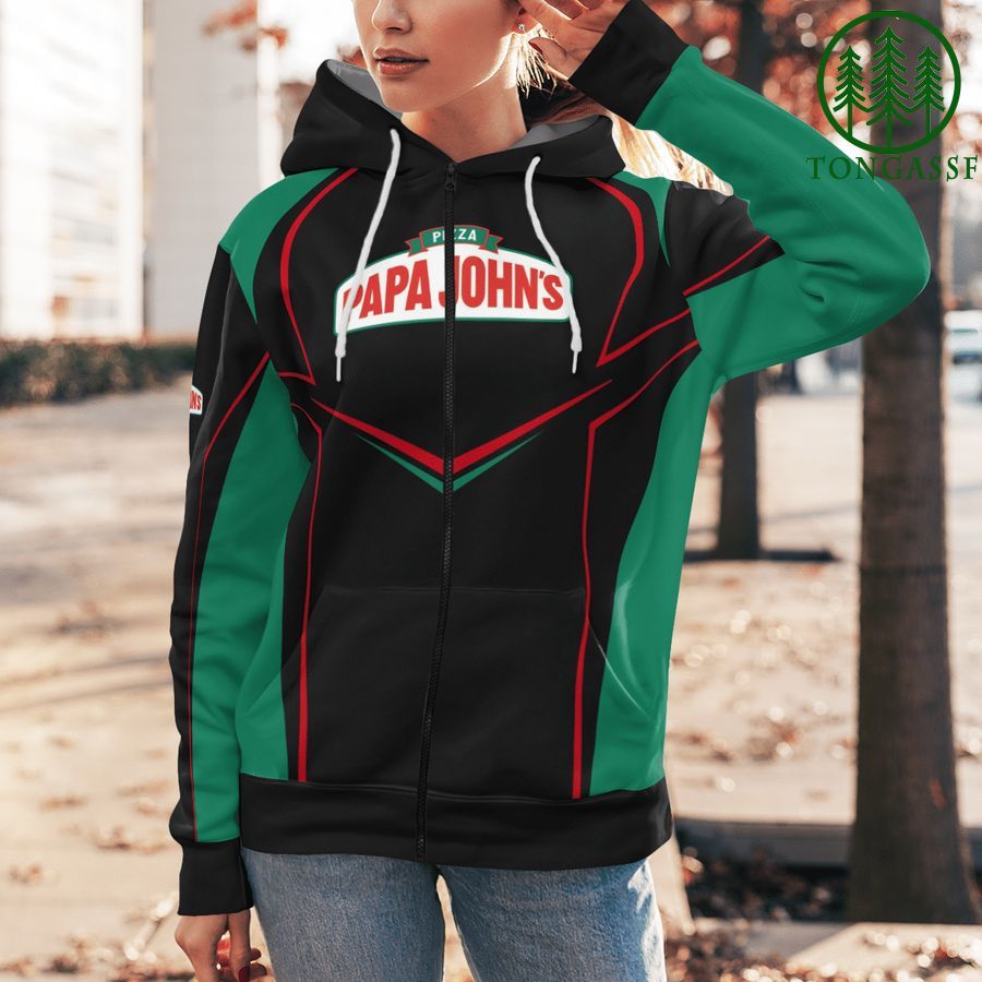 Custom-Name-Papa-johns-Pizza-green-version-Bomber-Jacket-Hoodie-T-shirt-Bomber-Jacket-2