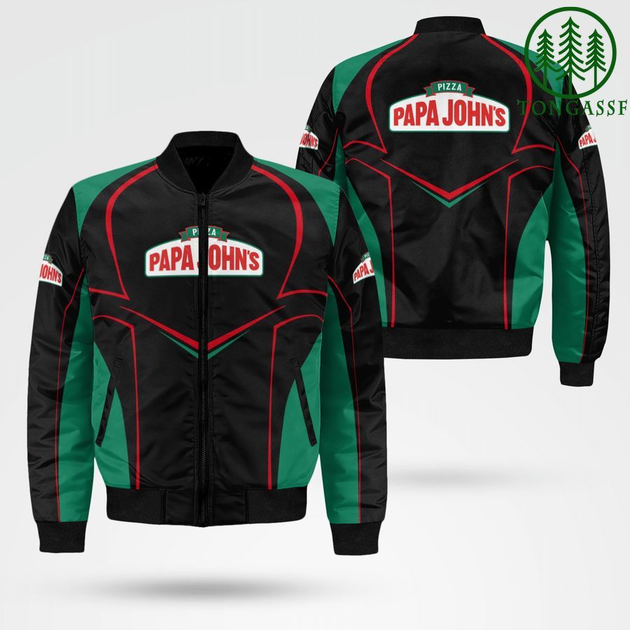 Custom Name Papa johns Pizza green version Bomber Jacket Hoodie T-shirt Bomber Jacket Custom Name Papa johns Pizza green version Bomber Jacket Hoodie T-shirt Bomber Jacket
