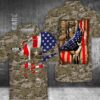 Custom Name Us Army Military Boots Camo Polo Shirt