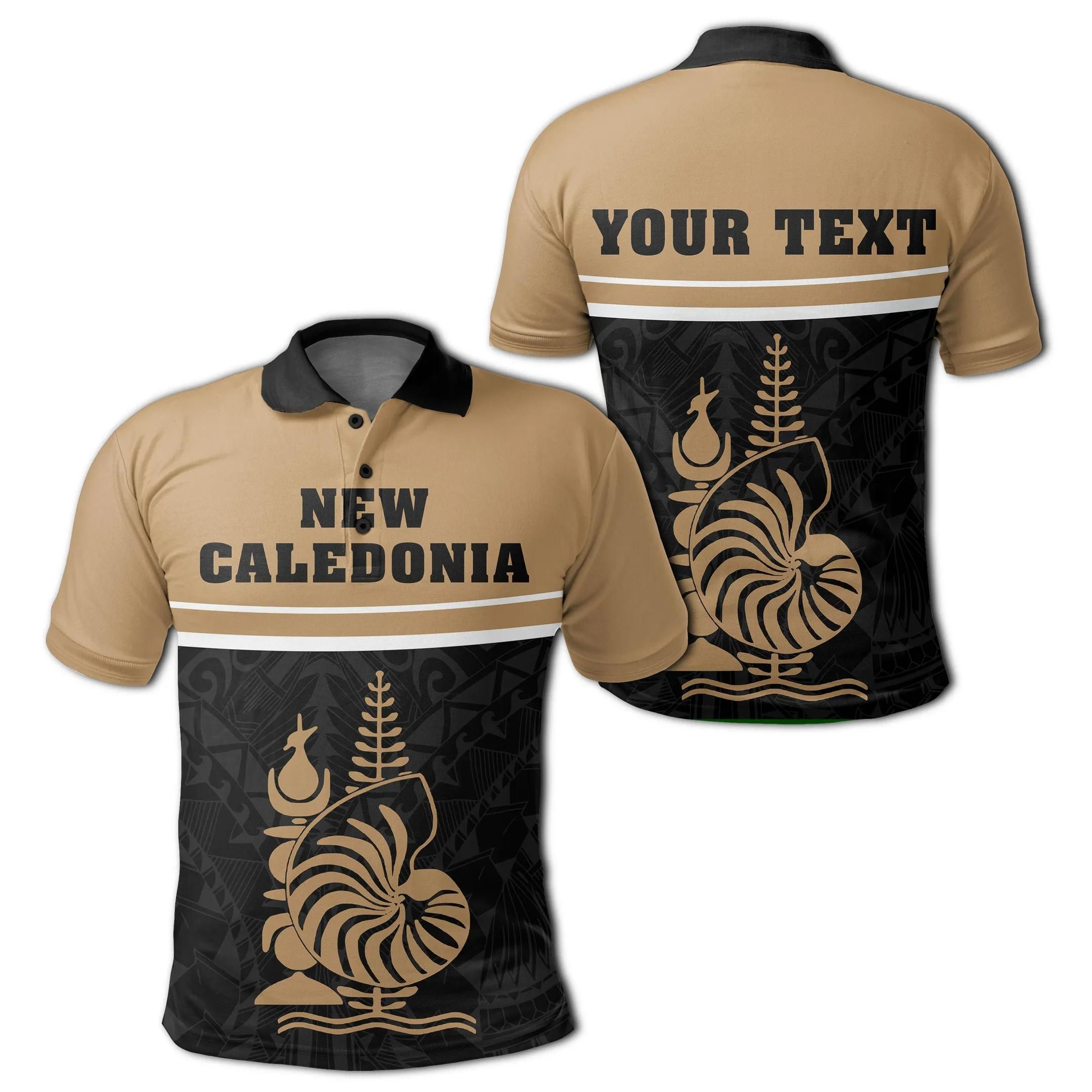 (Custom) New Caledonia Coat Of Arms Polo Shirt - Dat Style - JD (Custom) New Caledonia Coat Of Arms Polo Shirt - Dat Style - JD