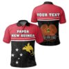 (Custom) Papua New Guinea Coat Of Arms Polo Shirt - Dat Style - JD