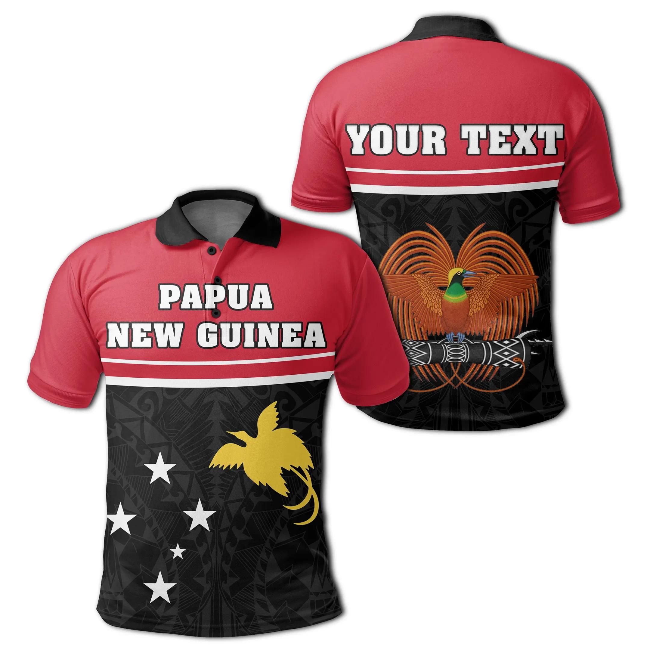 (Custom) Papua New Guinea Coat Of Arms Polo Shirt - Dat Style - JD (Custom) Papua New Guinea Coat Of Arms Polo Shirt - Dat Style - JD