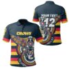 (Custom Personalised) Adelaide Polo Shirt Crows Aboriginal Sport Style A7