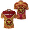 (Custom Personalised) Eua High School Polo Shirt Creative Style Maroon A7