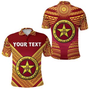 (Custom Personalised) Eua High School Polo Shirt Creative Style Maroon A7