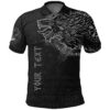 (Custom) Polo Shirt - Fenrir Norse Wolf Thunderstorm A31