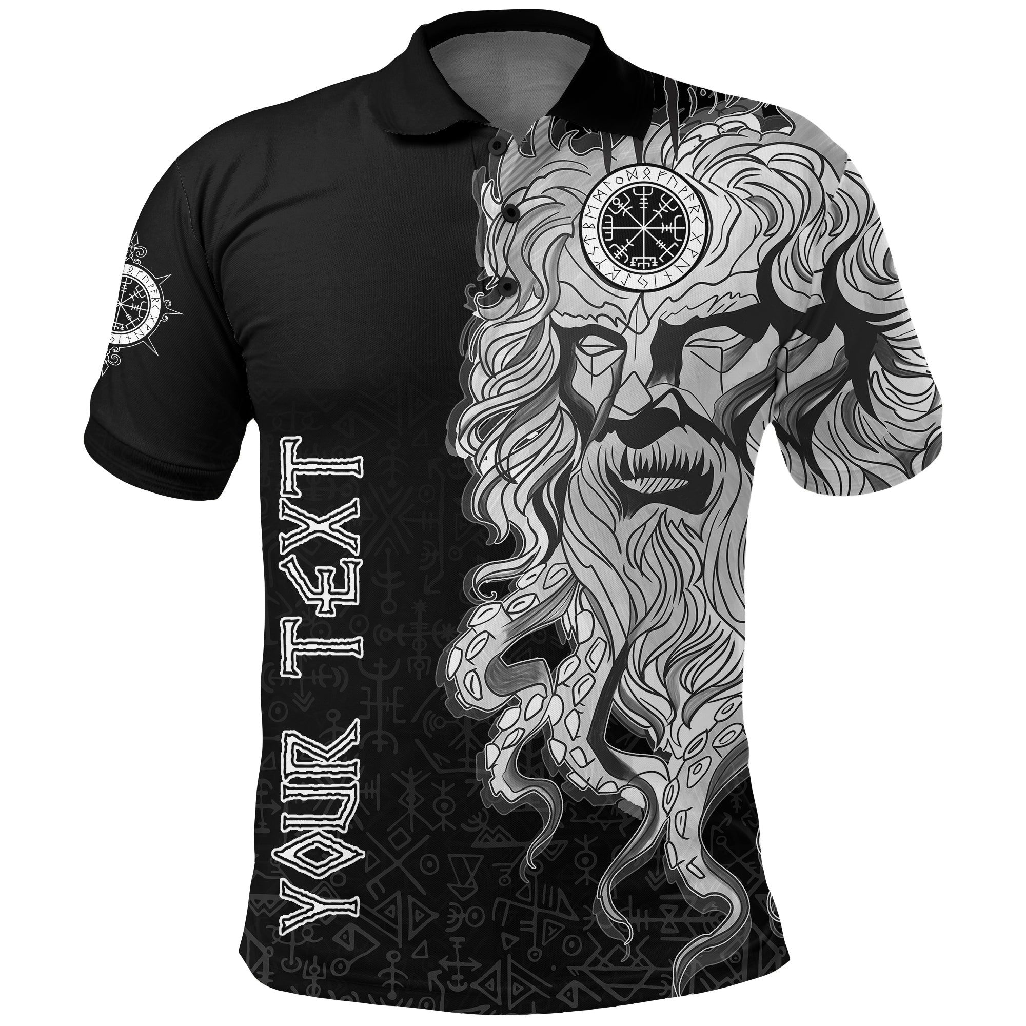 Custom) Polo Shirts - Njord Vegvisir A27 Custom) Polo Shirts - Njord Vegvisir A27