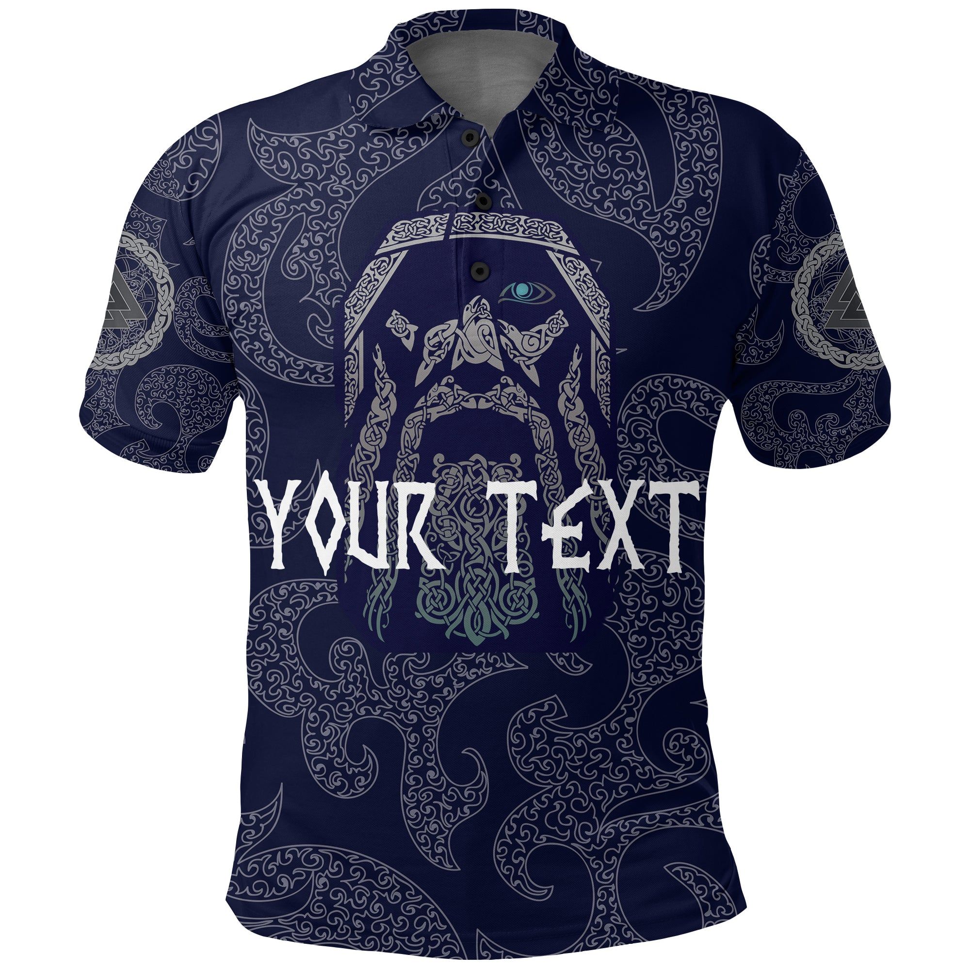 (Custom) Polo Shirts Odin God Tattoo A27 (Custom) Polo Shirts Odin God Tattoo A27