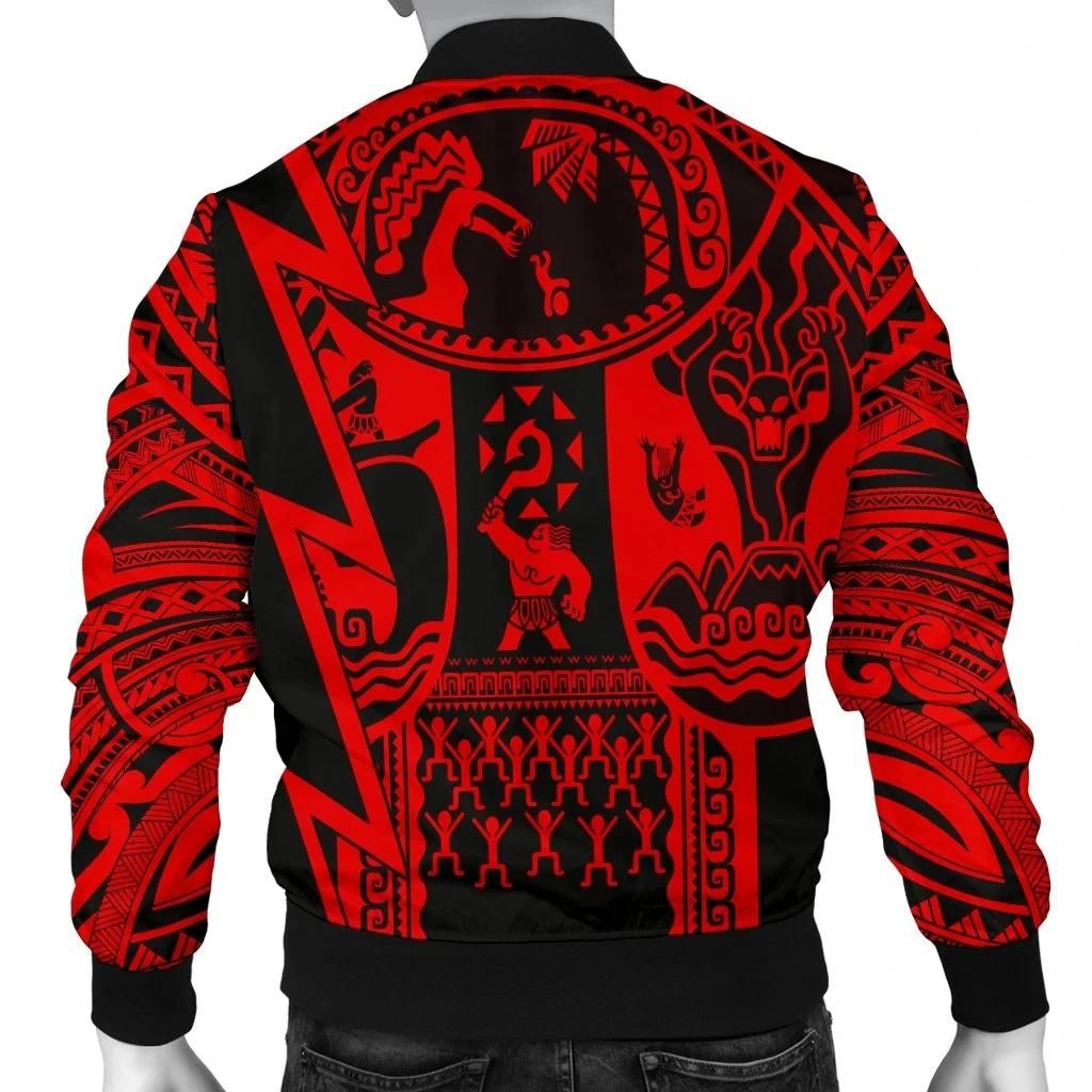 Custom-Polynesian-Guinea-Mens-Bomber-Jacket-Moana-Maui-Tattoo-With-Coat-Of-Arm-Guinea-Red-BN17-Bomber-Jacket-2