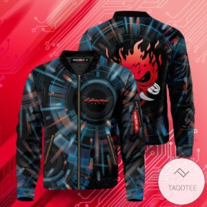 Cyberpunk Samurai Bomber Jacket
