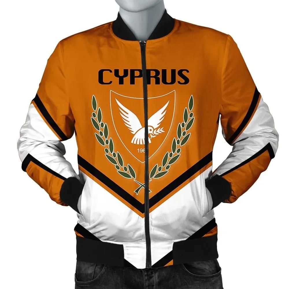 Cyprus Coat Of Arms Men Bomber Jacket Lucian Style J5W Bomber Jacket Cyprus Coat Of Arms Men Bomber Jacket Lucian Style J5W Bomber Jacket